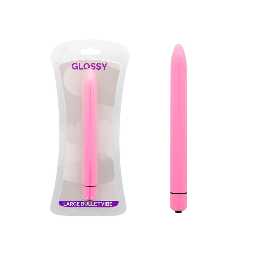 GLOSSY - VIBRADOR SLIM DEEP ROSE